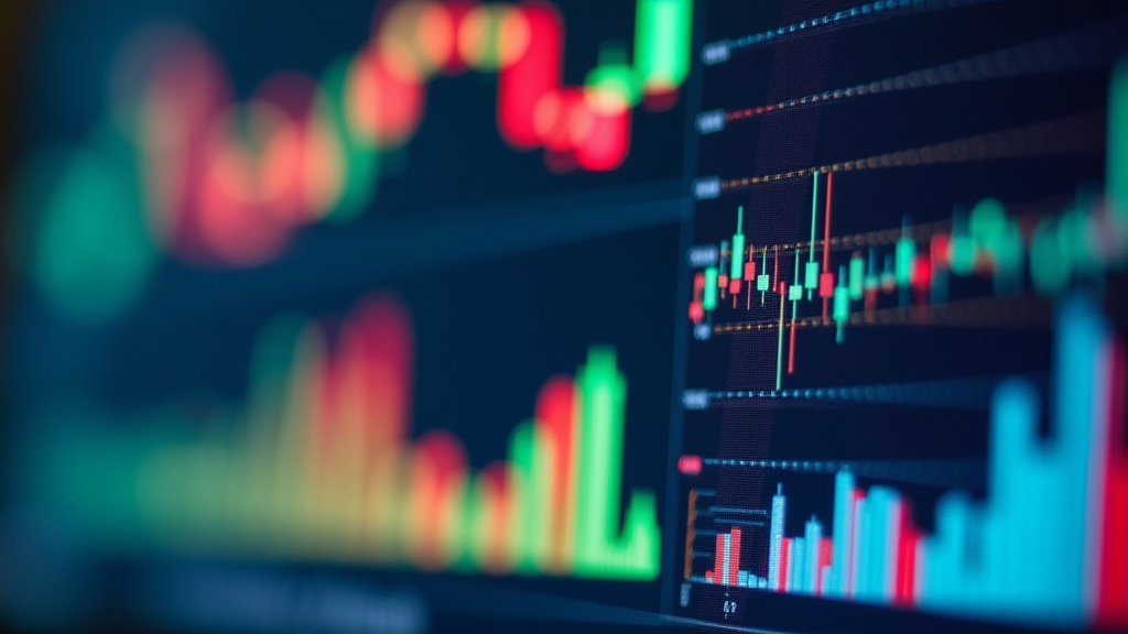 Investment charts and graphs